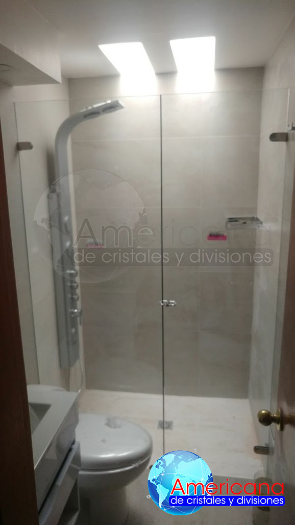Vidrios para Baño, barandas en acero y vidrio